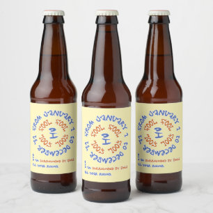一年中馬鹿 ビールラベル