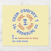 一年中馬鹿 ビールラベル (シングルラベル)