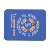 一年中馬鹿 マグネット (横)