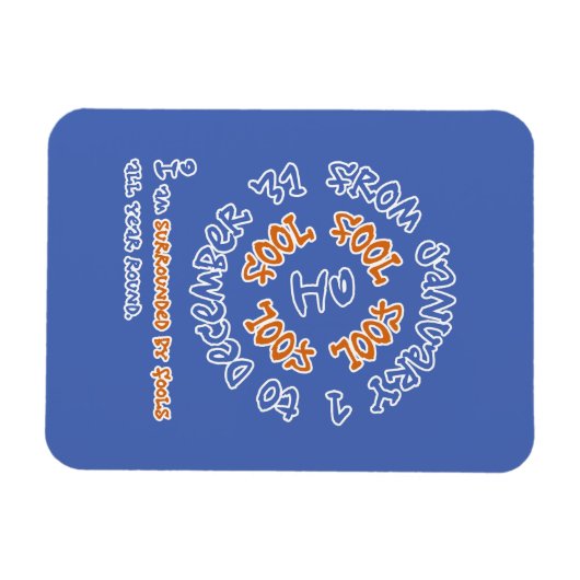 一年中馬鹿 マグネット (横)