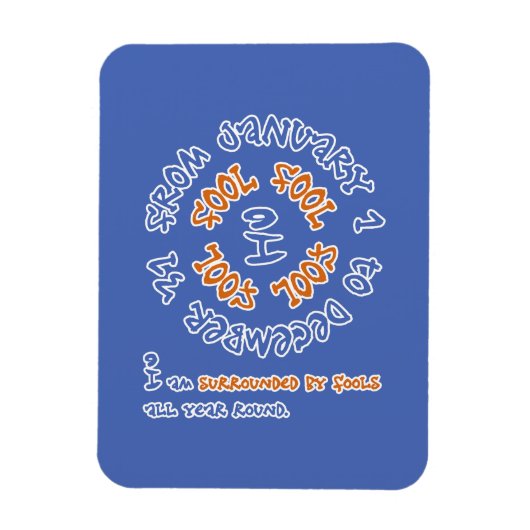 一年中馬鹿 マグネット (縦)