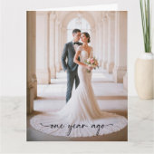 一年前エレガント一周忌 カード (正面)