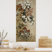 一年印章師による菊 ポスター (キッチン)