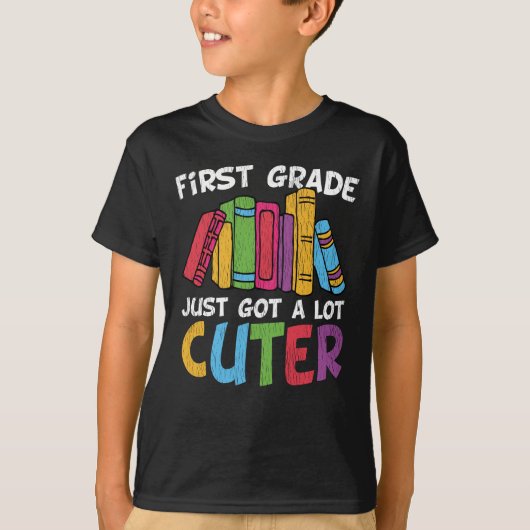 一年生がかわいくなりました 入学おめでとう Tシャツ (正面)