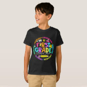 一年生の夢のチームの先生の子供たちへのバックトゥースクール Tシャツ (正面フル)