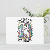 一年生の学校に戻るユニコーンを粉砕する準備 招待状 (スタンド正面)