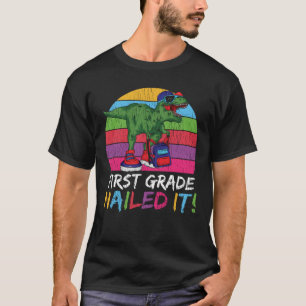 一年生やったねTレックス バックトゥスクールギフト Tシャツ