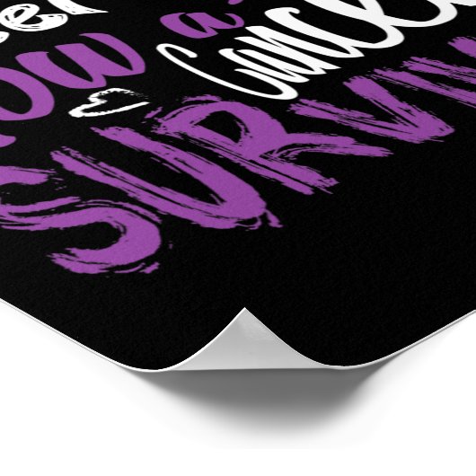 一度がん患者ががん生存者になった ポスター (角)