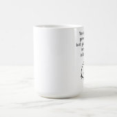 "一度ただ若いです" コーヒーマグカップ (中央)