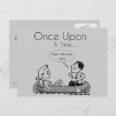 一度だけおもしろいレトロ ポストカード (正面/裏面)