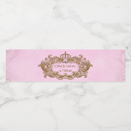 一度だけプリンセスの水瓶のラベル ペットボトルラベル (シングルラベル)