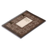 一度だけヴィンテージ本のカバー ノートブック (左側)