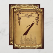 一度だけ時間のテーブ結婚ル番号 ポストカード (正面/裏面)