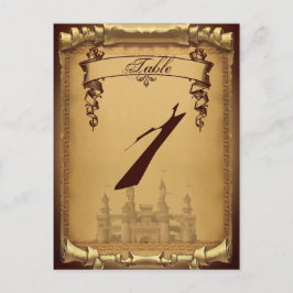 一度だけ時間のテーブ結婚ル番号 ポストカード