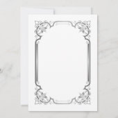 一度だけ結婚式招待状 招待状 (裏面)