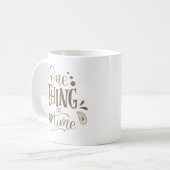 一度に一つ コーヒーマグカップ (正面左)