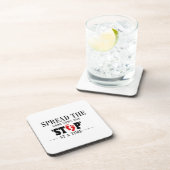 一度に一歩進む：良いニュースを広める コースター (右側)