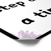 一度に一歩、引用文 ポスター (角)