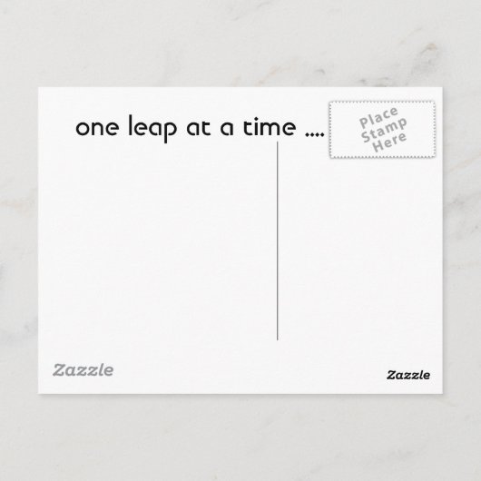 一度に一躍 ポストカード (裏面)