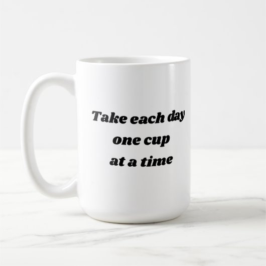 一度に毎日取得1つのコップのコーヒー・マグ コーヒーマグカップ (左)