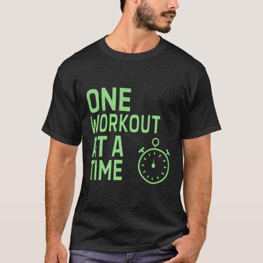一度に1つのトレーニング Tシャツ (正面)