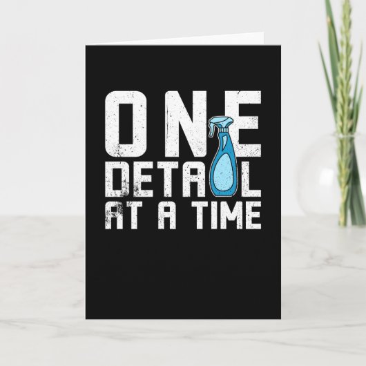 一度に1つの詳細を詳述する車 カード (正面)