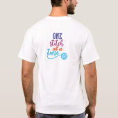 一度に1ステッチ Tシャツ (裏面)