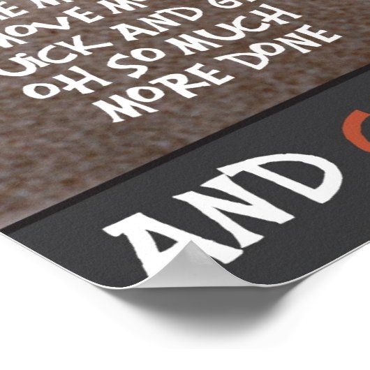 一度に1ステップ ポスター (角)