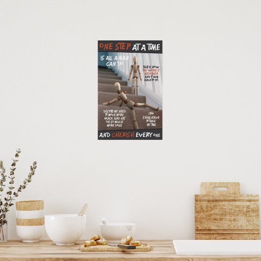 一度に1ステップ ポスター (キッチン)