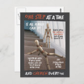 一度に1ステップ | ポストカード (正面/裏面)