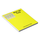 一度に1ポンドのダイエットおもしろい物メモ帳 ノートパッド (アングル)