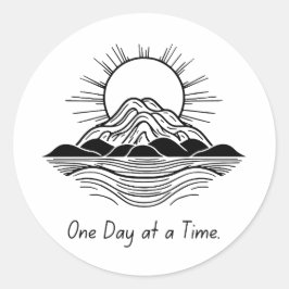 一度に1日 – ステッやる気を起こさせるカー ラウンドシール