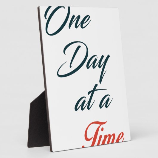 一度に1日 フォトプラーク (側面)