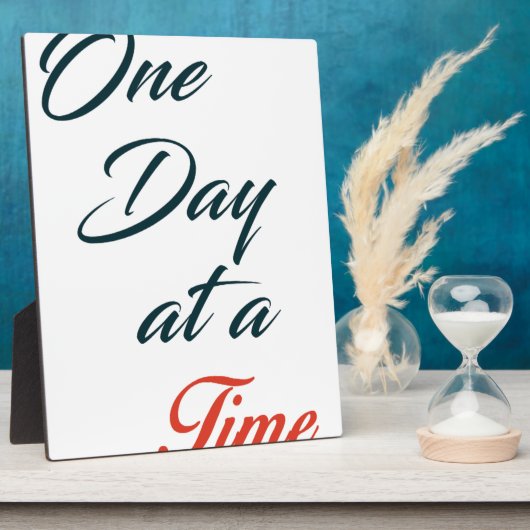 一度に1日 フォトプラーク (側面)