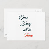 一度に1日 ポストカード (正面/裏面)