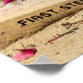 一度に1日（花がステップ/回復） ポスター (角)