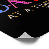 一度に1日（12ステップ回復プログラム） ポスター (角)