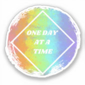 一度に1日 – NA シール (正面)