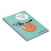 一度に1日 – Sloth おもしろい ノートブック (右側)