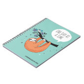 一度に1日 – Sloth おもしろい ノートブック (左側)