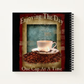 一度に1杯ずつ – 大きなノート ノートブック (裏面)