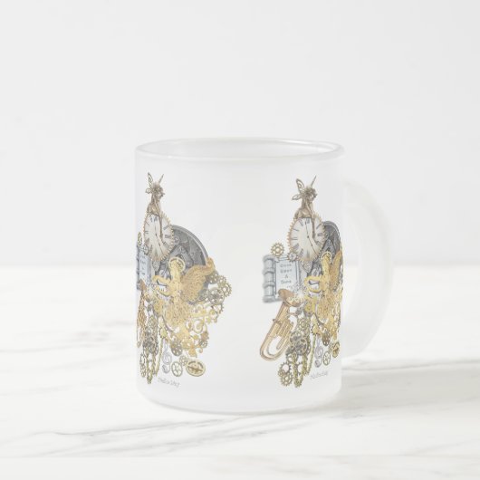 一度に フロストグラスマグカップ (正面右)