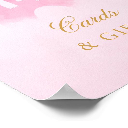 一度のおとぎ話の城のカードとギフト ポスター (角)