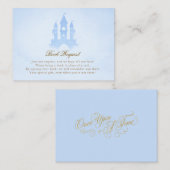 一度のおとぎ話の城のブックリクエスト エンクロージャーカード (正面/裏面)