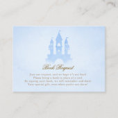 一度のおとぎ話の城のブックリクエスト エンクロージャーカード (正面)