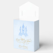 一度のおとぎ話の城の男の子の赤ちゃんシャワー フェイバーボックス (オープン)