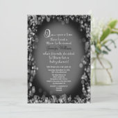 一度の時間に赤ちゃんシャワー招待状 招待状 (スタンド正面)