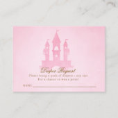 一度の時間のおとぎ話の城おむつリクエストE エンクロージャーカード (正面)