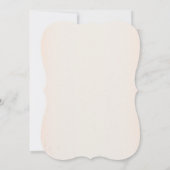 一度の時間 – プリンセス招待状 招待状 (裏面)