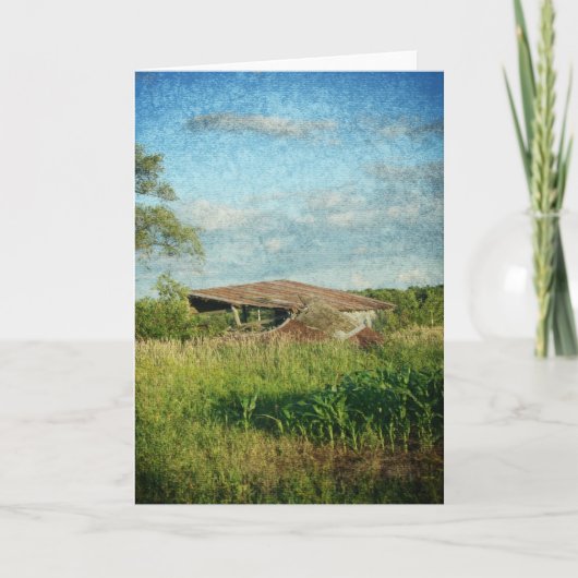 一度の納屋 カード (正面)